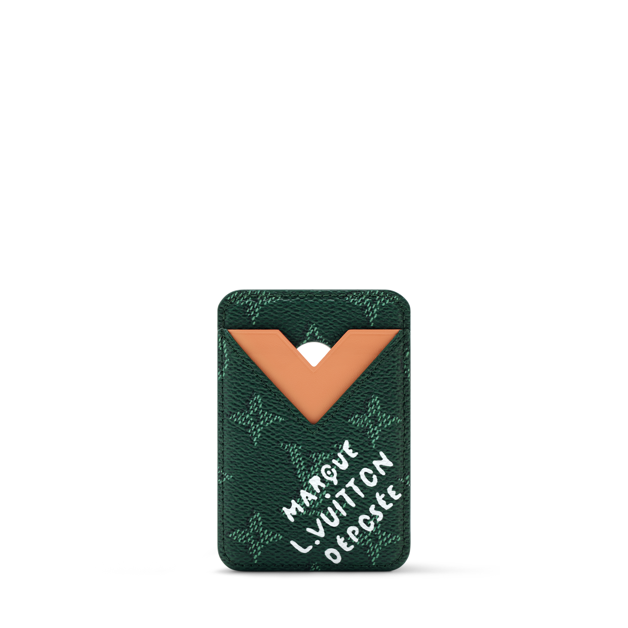 Magnetic Card Holder Monogram Heritage - Bags and Small Leather